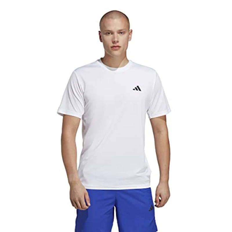 adidas Hombre Train Essentials Training Tee, White / Black, XL