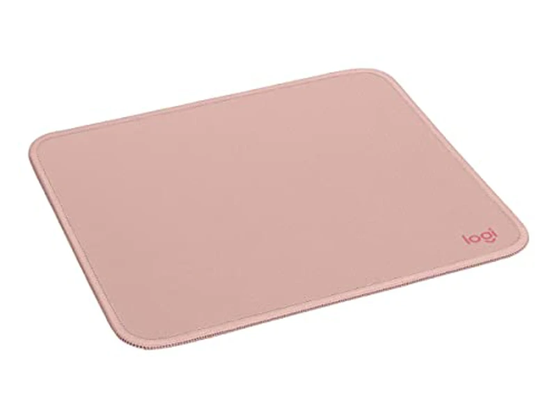 Logitech Mouse Pad - Studio Series, con Base de Goma Antideslizante, Superficie Resistente a Salpicaduras, Materiales Duraderos, Portátil, Diseño Fresco y Moderno - Rosado