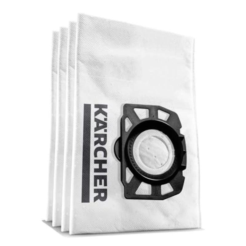 Kärcher Original Bolsa de Filtro de Fieltro KFI 357, Triple Capa, Resistente, Robusta para Aspiradoras en Seco y Húmedo WD y Lava-aspiradoras SE, 4 unidades (2.863-314.0) - Imagen 2
