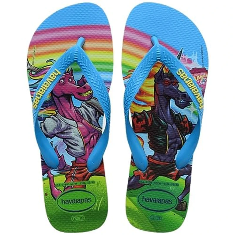 Havaianas Fortnite, Sandalias Unisex Adulto, Blue, 35/36 - Imagen 1