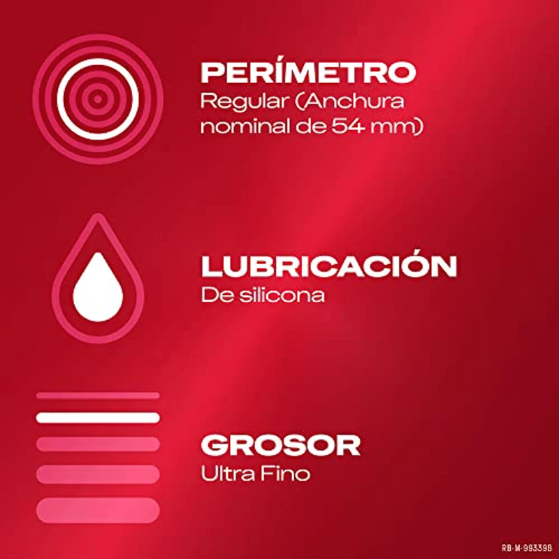Durex Preservativos Super Finos Contacto Total para Mayor Sensibilidad - 12 condones - Imagen 2