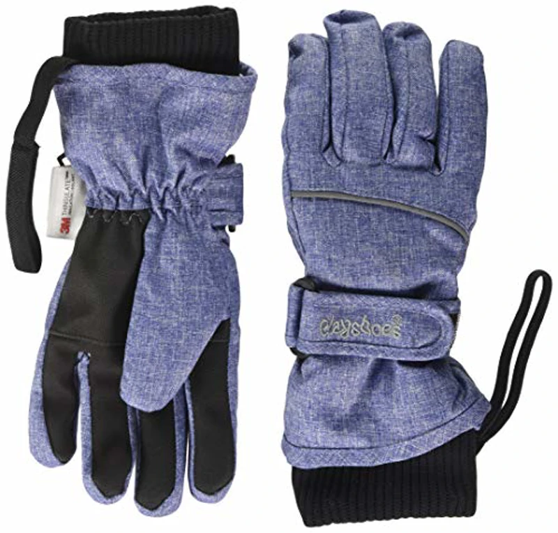 Playshoes Finger Gloves, Guantes Unisex Niños, Azul (Blue Jeans), 3