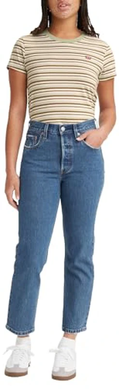 Levi's 501 Crop Vaqueros, Jazz Pop, 26W / 26L Mujer - Imagen 1
