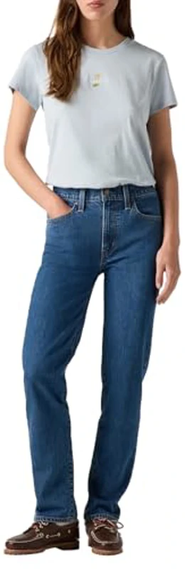 Levi's 724 High Rise Straight, Vaqueros Mujer, Mosey Mid Stone, 32W / 30L - Imagen 1