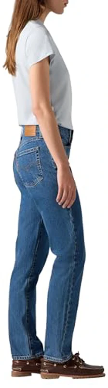 Levi's 724 High Rise Straight, Vaqueros Mujer, Mosey Mid Stone, 32W / 30L - Imagen 2