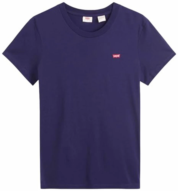 Levi's Perfect Tee, T-Shirt para Mujer, See Captain Blue, XS - Imagen 2