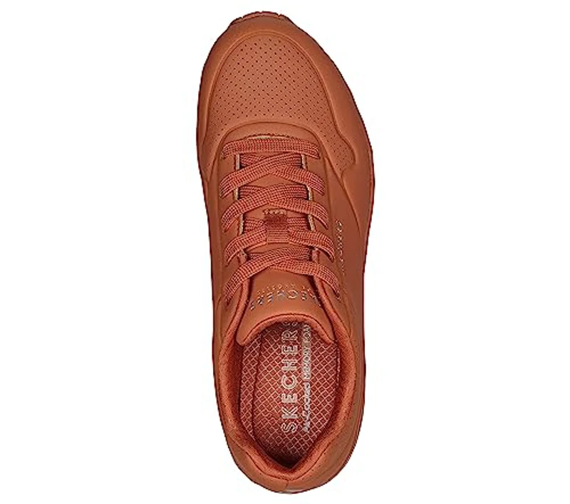 Skechers Uno, Zapatillas Mujer, Rust Durabuck Mesh, 36 EU - Imagen 3