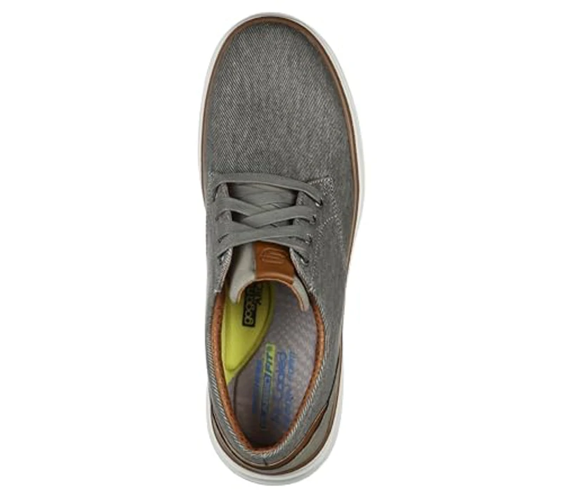 Skechers MORENO EDERSON, Zapatillas para Hombre, Taupe Canvas, 41.5 EU - Imagen 2