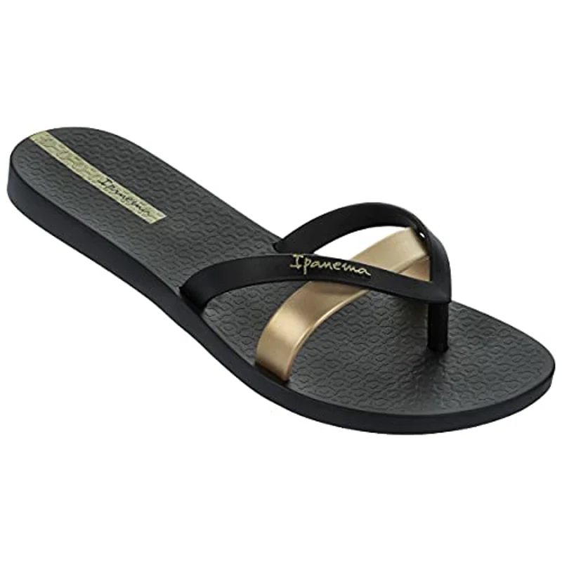 Ipanema Schuhe Kirei Fem Black-Gold (81805-8417) 41/42 Schwarz - Imagen 1