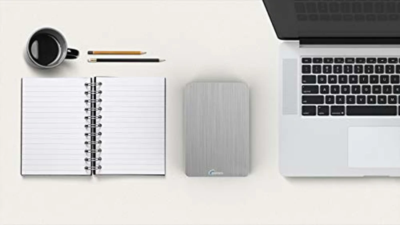 Sonnics 500GB Plata Disco duro externo portátil de Velocidad de transferencia ultrarrápida USB 3.0 para PC Windows, Apple Mac, Smart TV, XBOX ONE y PS4 - Imagen 3