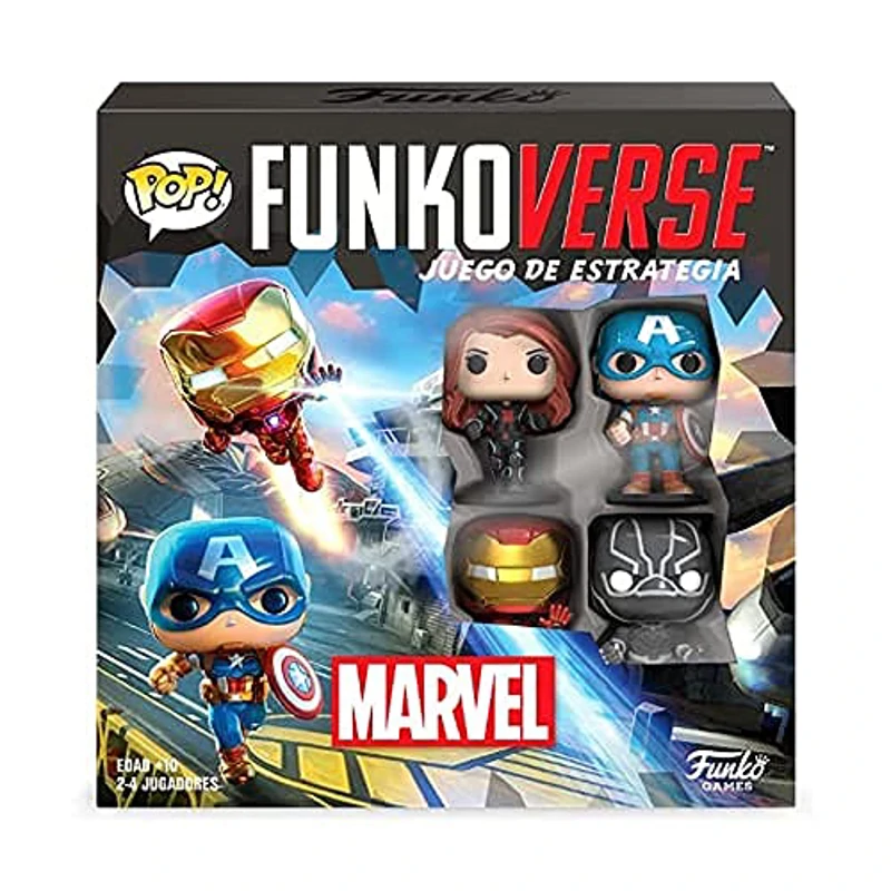 Funko Funkoverse: Marvel 100 Base Pack de 4, SPN - Imagen 1
