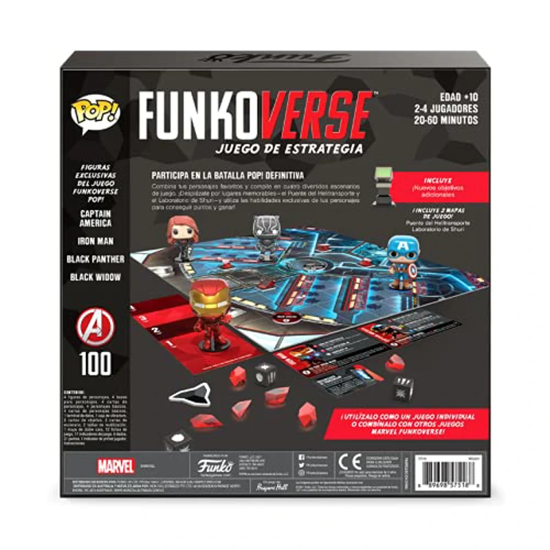 Funko Funkoverse: Marvel 100 Base Pack de 4, SPN - Imagen 2