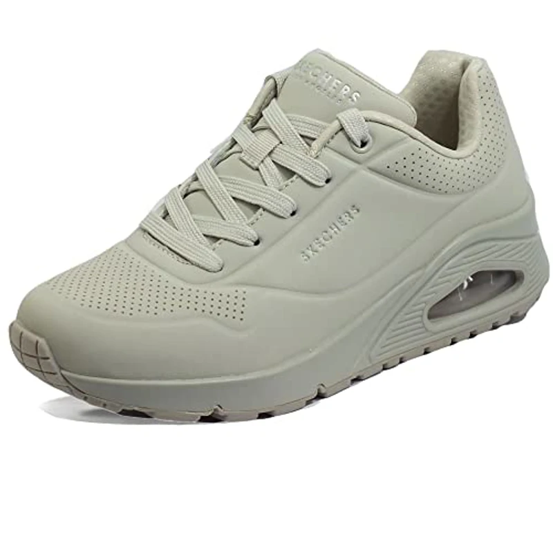Skechers Uno, Zapatillas Mujer, Off White Durabuck, 38 EU - Imagen 1