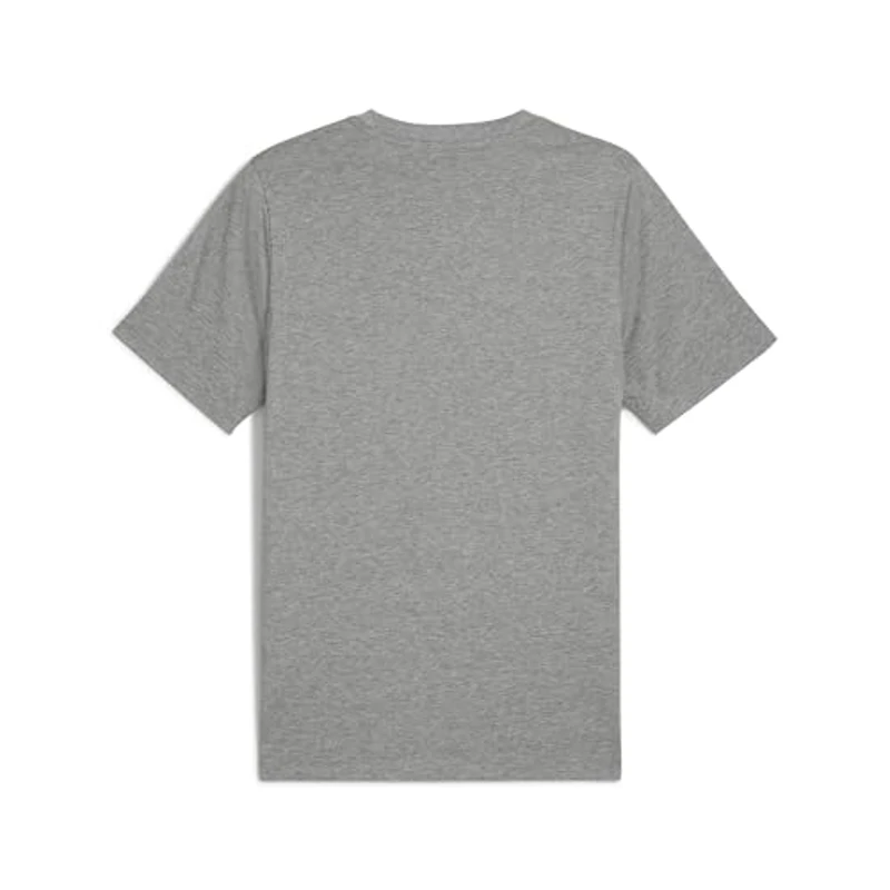 PUMA ESS Small No. 1 Logo tee, Camisetas Unisex Adulto, Medium Gray Heather, - Imagen 2