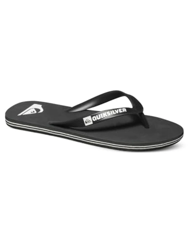 Quiksilver Molokai, Chanclas Hombre, Black/Black/White, 45 EU - Imagen 1
