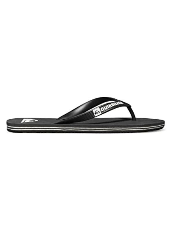 Quiksilver Molokai, Chanclas Hombre, Black/Black/White, 45 EU - Imagen 2