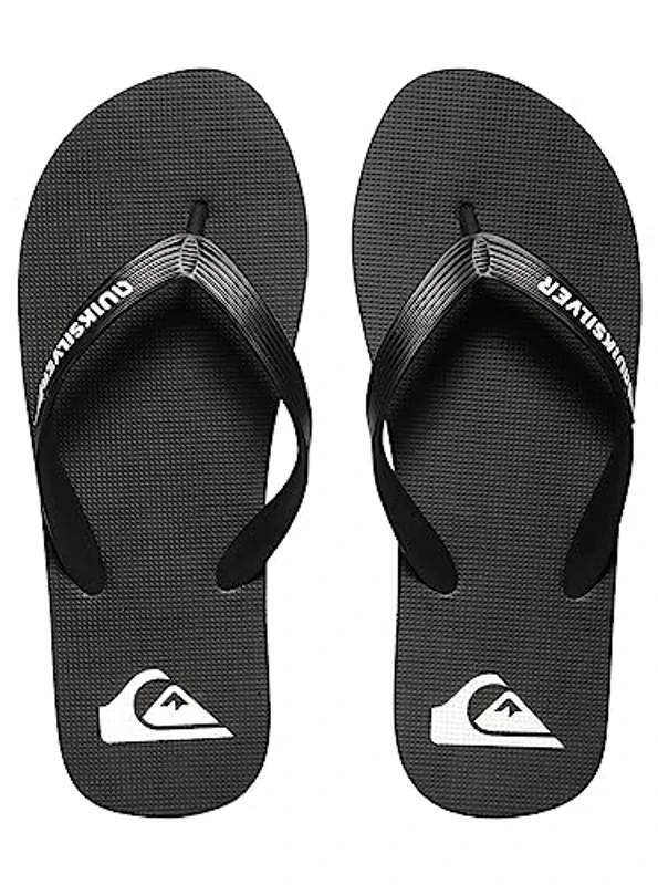 Quiksilver Molokai, Chanclas Hombre, Black/Black/White, 45 EU - Imagen 3