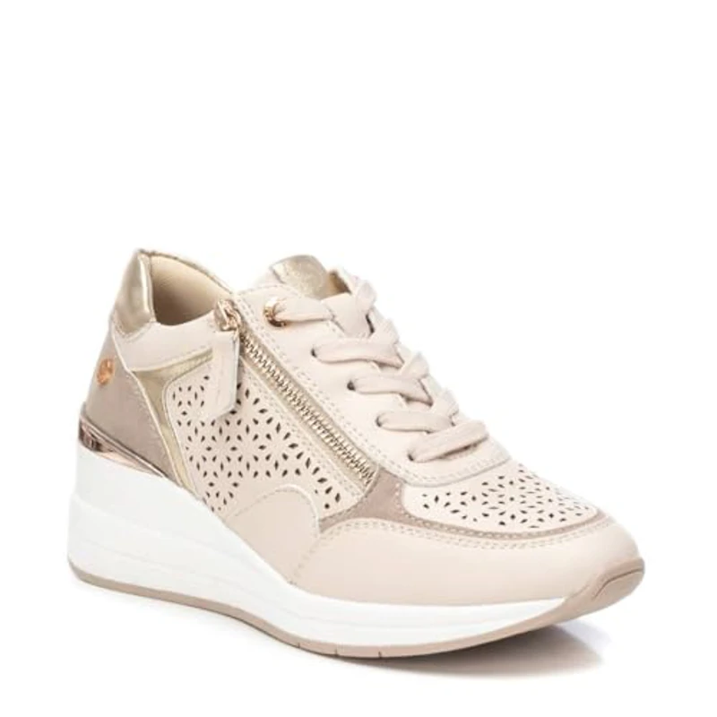 XTI - Zapatilla Mujer Beige - Calzado Cómodo y Versátil - Moda Casual - Modelo 14363202 (Talla 38) - Imagen 2