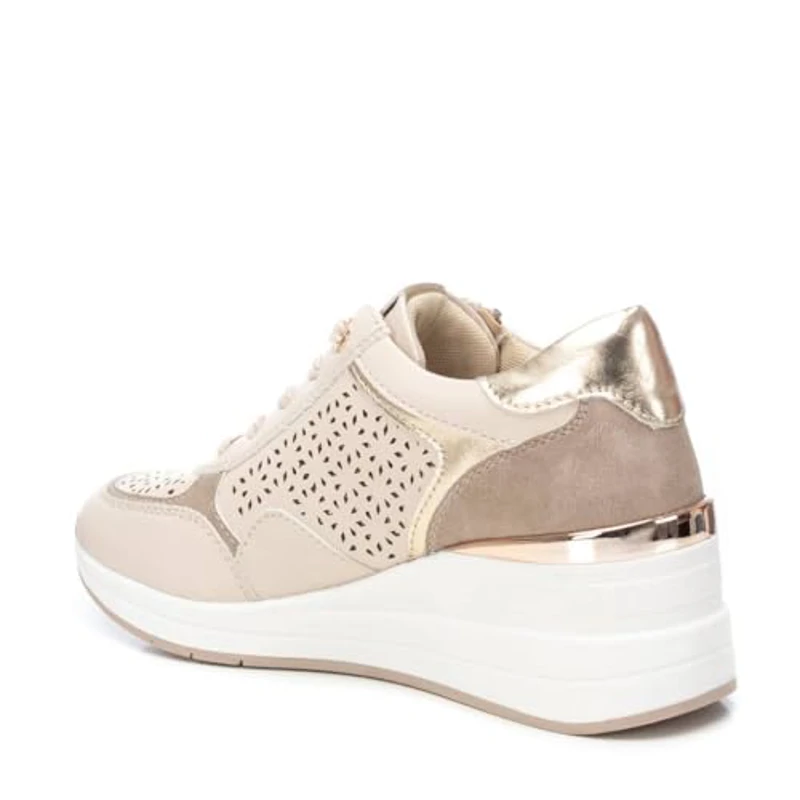 XTI - Zapatilla Mujer Beige - Calzado Cómodo y Versátil - Moda Casual - Modelo 14363202 (Talla 38) - Imagen 3