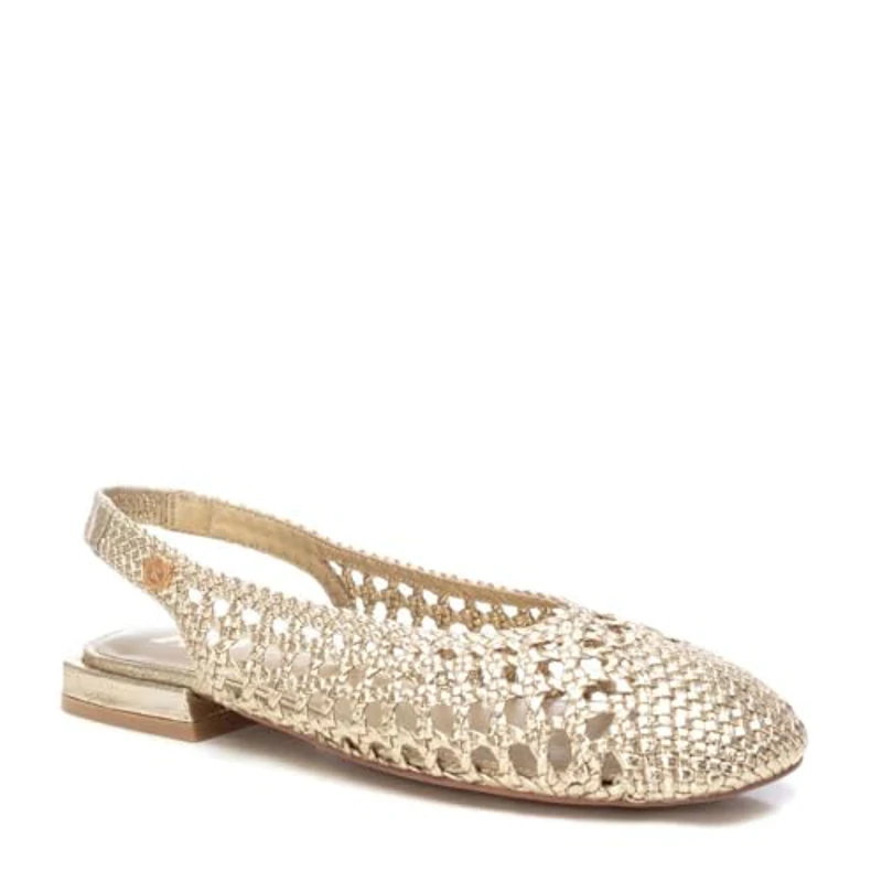 XTI - Zapato Mujer Oro - Calzado Cómodo y Versátil - Moda Casual - Modelo 14379202 (Talla 38) - Imagen 3