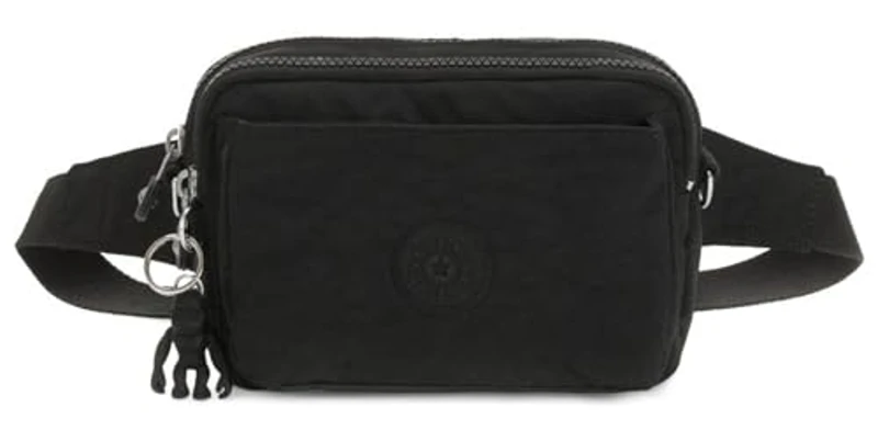 Kipling Abanu Multi Bandolera Pequeña Convertible en Riñonera, Black Noir (Negro) - Imagen 1