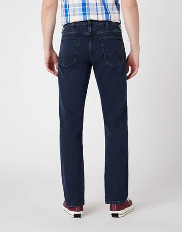 Wrangler RED KABEL REGULAR, Pantalones para Hombre, BLUE BLACK, 34/32 - Imagen 2