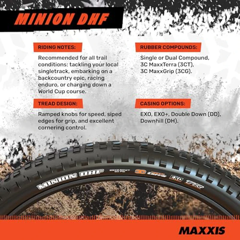 Maxxis TB96908100 Cubiertas de Bicicleta, Unisex Adulto, Gris, 27.5 x 2.80 - Imagen 3