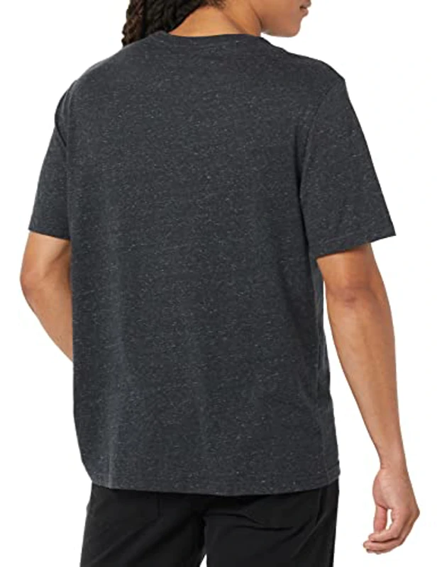Amazon Essentials Camiseta de Cuello Redondo de Algodón, Manga Corta, Corte Clásico Hombre, Pack de 2, Carbón Mezcla, XXL - Imagen 3