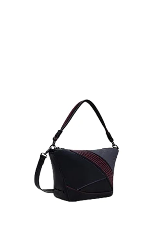 Bolso efecto piel contrastes S - Imagen 1