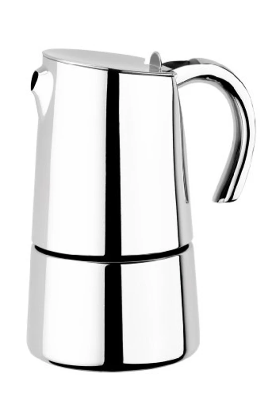 BRA Bella Cafetera, Capacidad 10 Tazas, Acero Inoxidable 18/10, Único - Imagen 1
