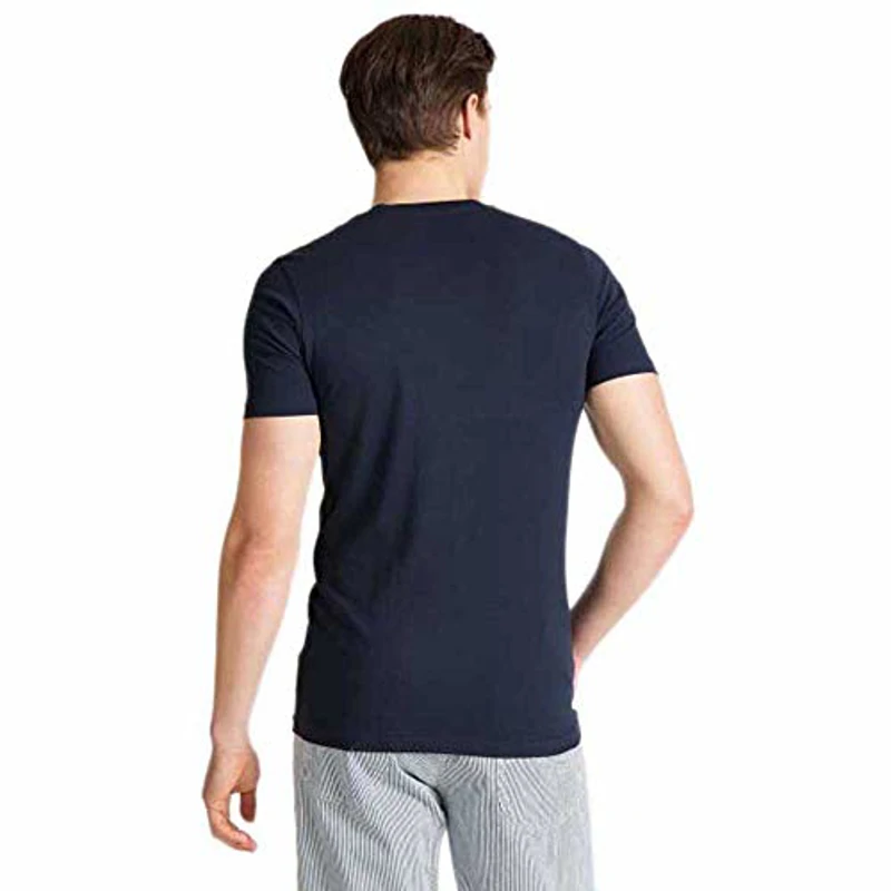 Lee Wobbly Logo tee Camiseta, Azul (Navy Drop EE), M para Hombre - Imagen 2