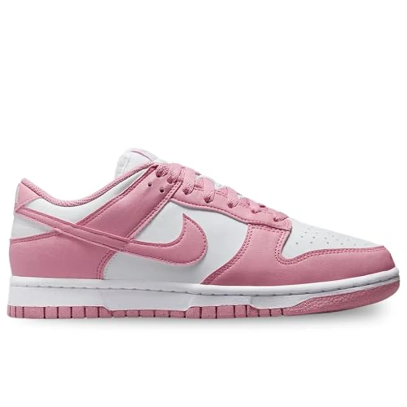 NIKE Dunk Low, Sneaker Mujer, White Elemental Pink, 36.5 EU - Imagen 2