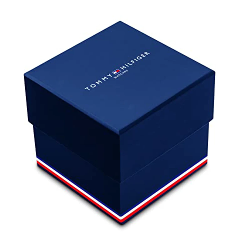 Tommy Hilfiger Reloj Analógico de Cuarzo para Hombre - Esfera Blanca, Correa de Silicona Blanca, Funciones de Día & Fecha, Caja de 44 mm, Resistente al Agua 3ATM - 1791481 - Imagen 3