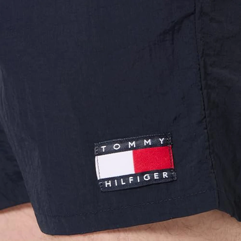 Tommy Hilfiger Bañador Hombre Medium Drawstring con Cintura Ajustable, Azul (Desert Sky), M - Imagen 2