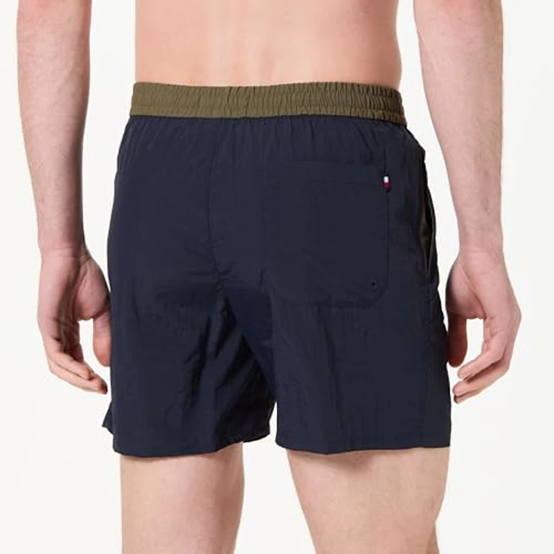 Tommy Hilfiger Bañador Hombre Medium Drawstring con Cintura Ajustable, Azul (Desert Sky), M - Imagen 3