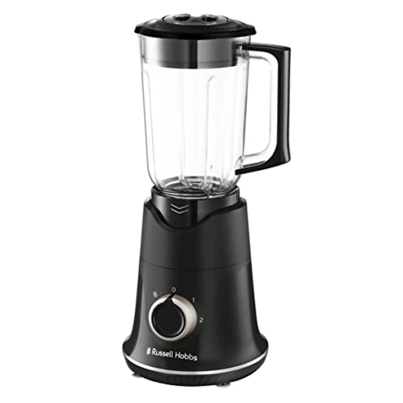 Russell Hobbs 26710-56 Batidora de Vaso Blade Boost, Tecnología Blade Boost, Jarra de 1,5L, Cuchilla Acero Inoxidable 4 Puntas, 2 Velocidades, Función Pulse, Negro - Imagen 1