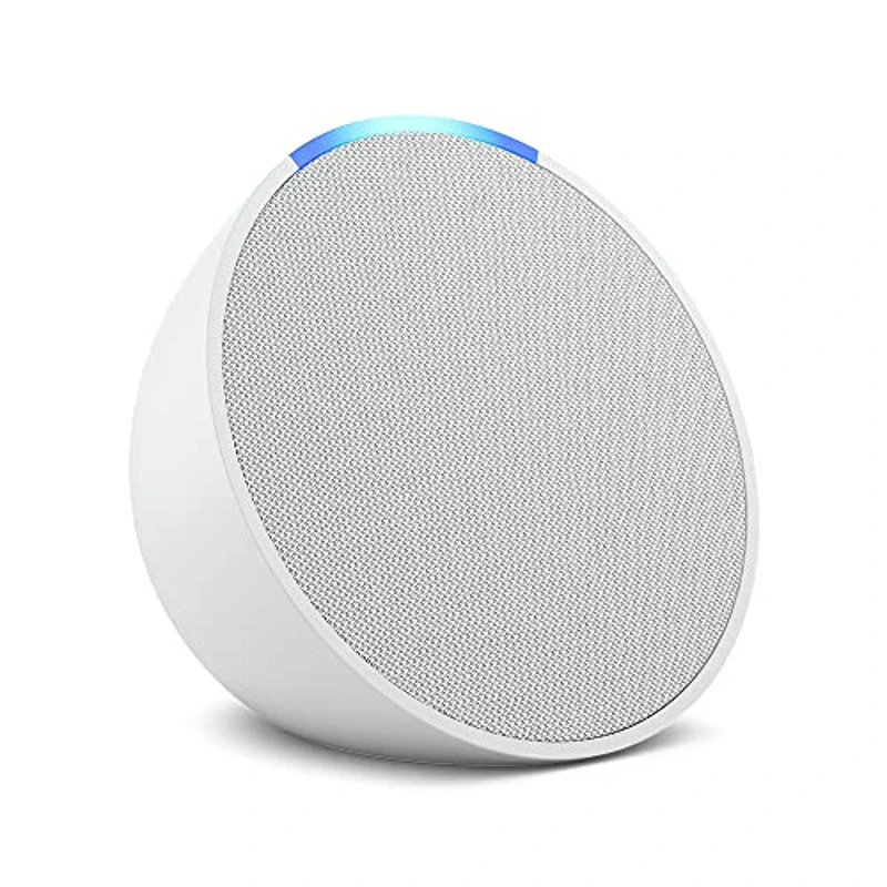 Echo Pop (Última generación) | Altavoz inteligente Bluetooth con Alexa de sonido potente y compacto | Blanco - Imagen 1