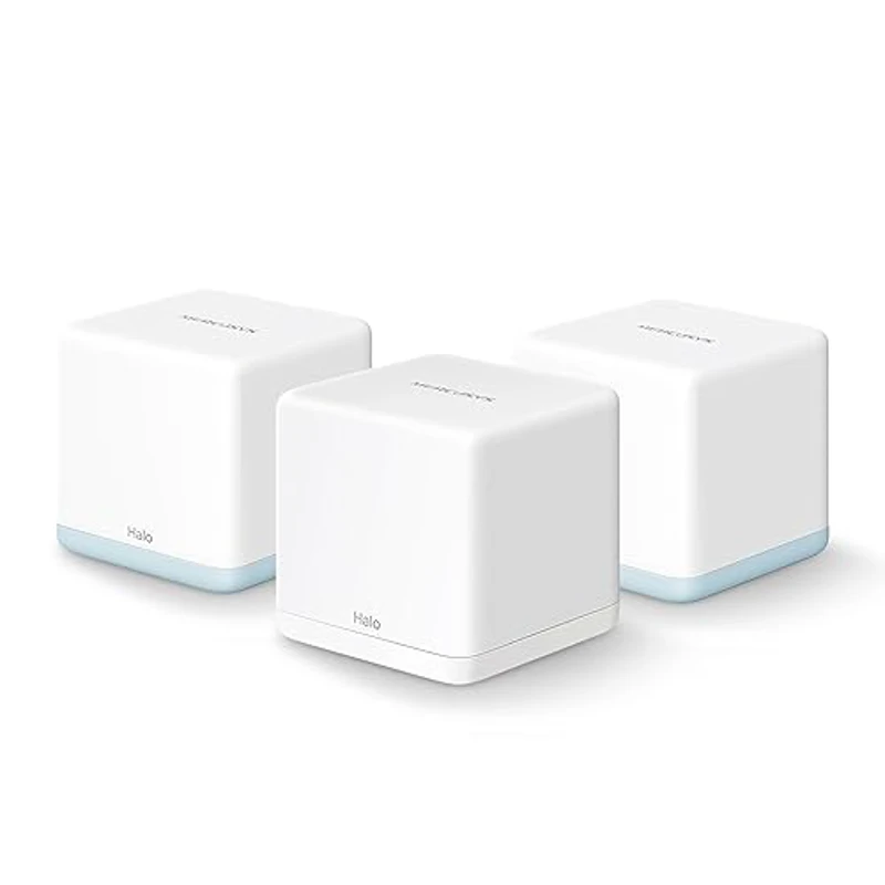 [2024 Nuevo] MERCUSYS Halo H1500X(3-Pack)-AX1500 Sistema WiFi 6 Mesh, 3X Puerto Gigabit Ethernet, Conecta hasta 150 Dispositivos, Control Parental, Cobertura de hasta 550 m², Fácil Configuración - Imagen 2