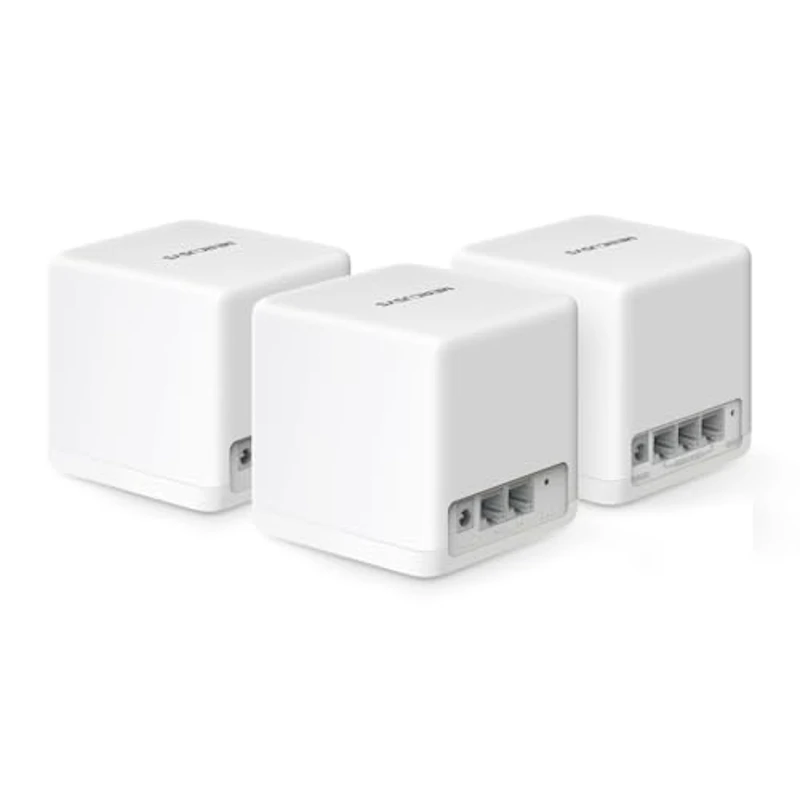 [2024 Nuevo] MERCUSYS Halo H1500X(3-Pack)-AX1500 Sistema WiFi 6 Mesh, 3X Puerto Gigabit Ethernet, Conecta hasta 150 Dispositivos, Control Parental, Cobertura de hasta 550 m², Fácil Configuración - Imagen 3