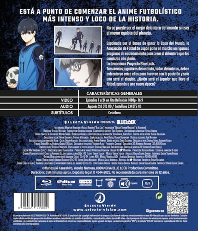 Blue Lock Temporada 1 (Episodios 1 A 24) [Bluray Coleccionista] - Imagen 2