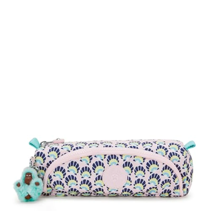Kipling Cute, Estuche Mediano, Rosa (Geo Shell) - Imagen 1