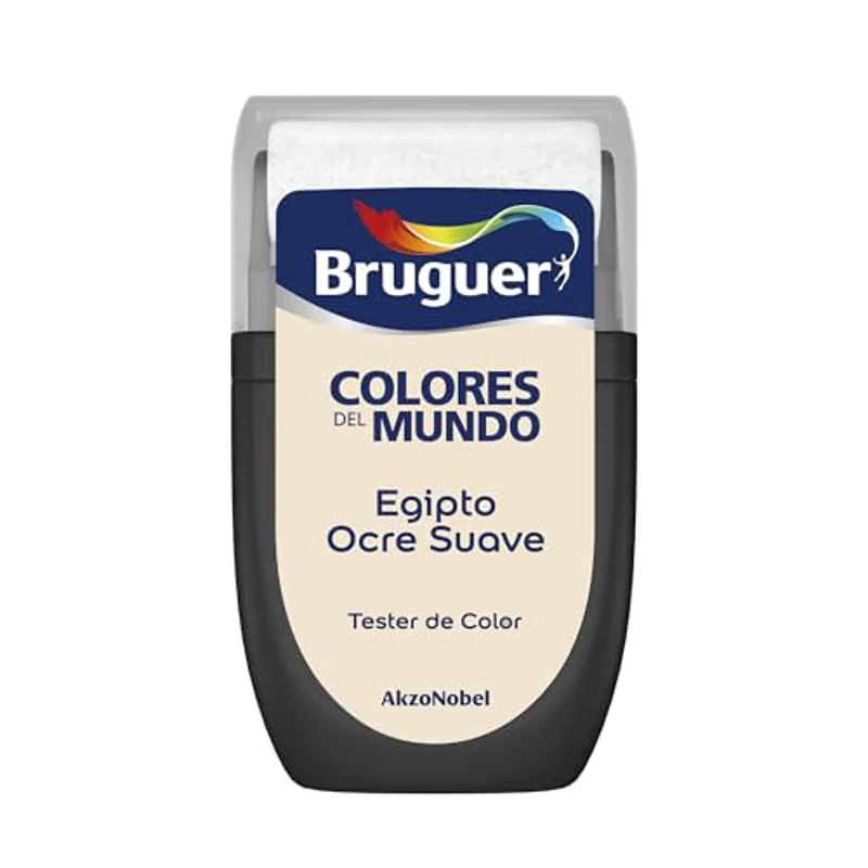 Bruguer Tester Colores del Mundo Pintura para paredes monocapa Egipto Ocre Suave - Imagen 1