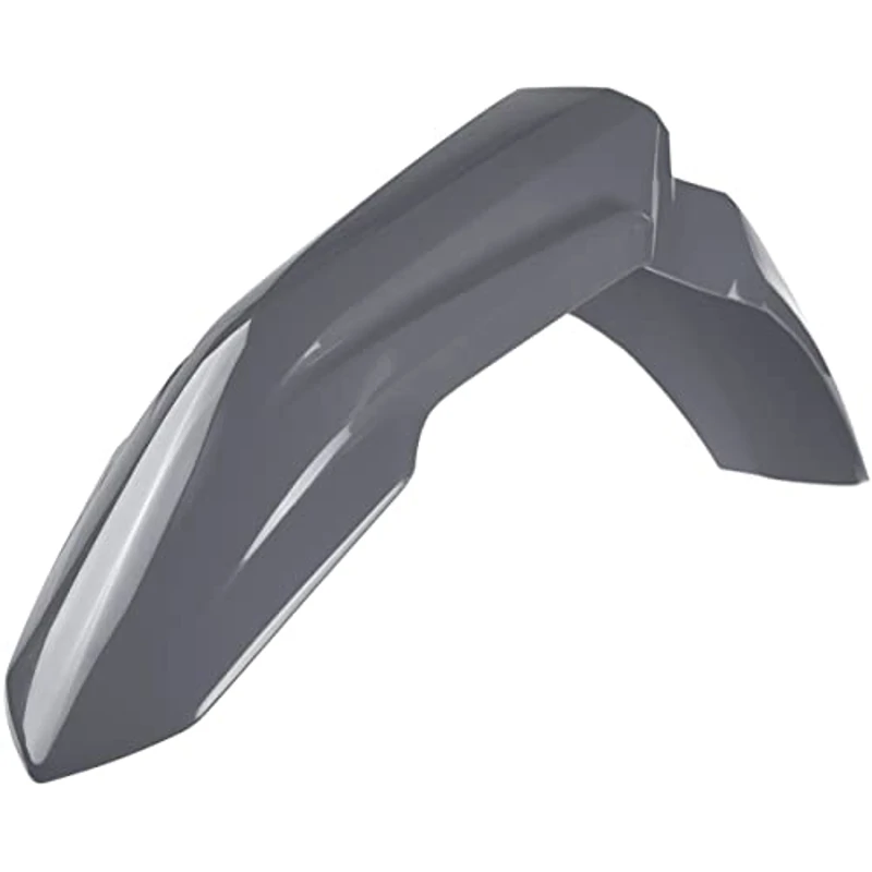 POLISPORT 8686100004 - Guardabarros delantero réplica OEM fabricado en plástico brillante duradero y resistente compatible con motocicletas Honda en color nardo gris - Imagen 1