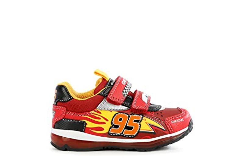 Geox B Todo Boy B, Sneakers para Bebé Niño, Multicolor (Red/Black), 21 EU - Imagen 2