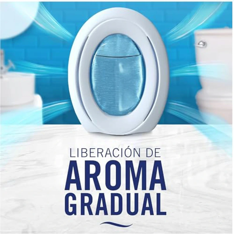 Ambipur Ambientador Casa para Baño (8 x 45 días), Elimina y Previene los Malos Olores, Fragancia Tatami Japones, Mega Pack - Imagen 2