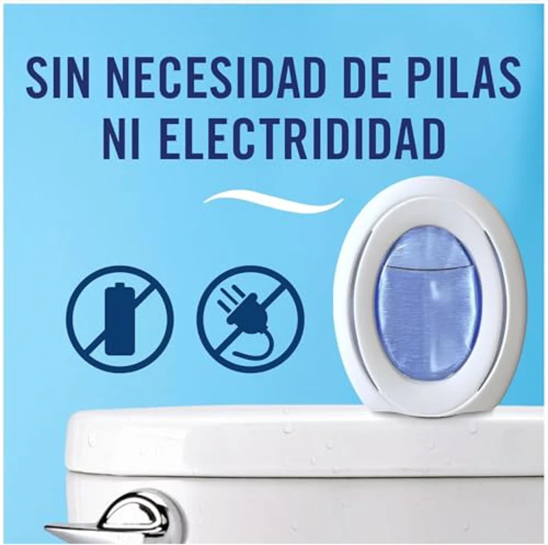 Ambipur Ambientador Casa para Baño (8 x 45 días), Elimina y Previene los Malos Olores, Fragancia Tatami Japones, Mega Pack - Imagen 3