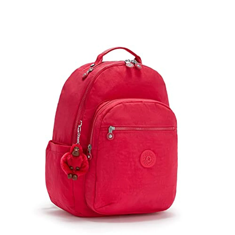 Kipling Seoul Mochila Grande, True Pink (Rosa) - Imagen 1