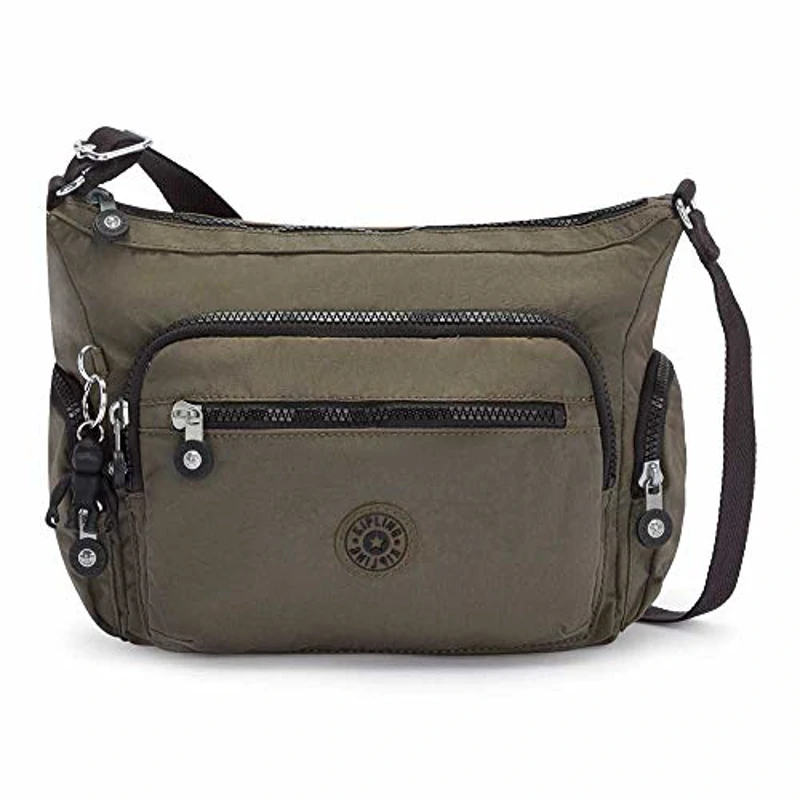 Kipling Gabbie S Bandolera Pequeña, Talla única, Green Moss - Imagen 1
