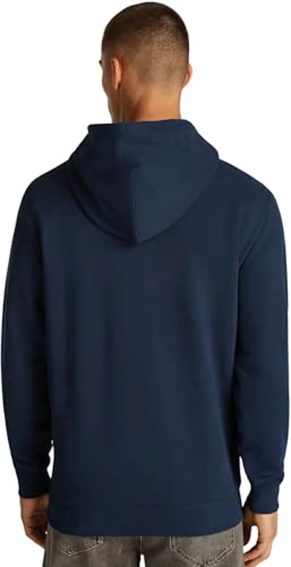 Tommy Jeans Sudadera Hombre Entry Graphic con Capucha, Azul (Dark Night Navy), XS - Imagen 2
