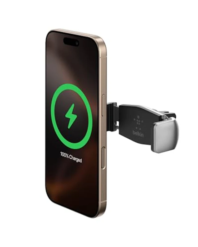 Belkin Soporte para Rejilla de Ventilación de Coche, iPhone 14/14 Plus, 14 Pro/Pro Max, 13, 13 Pro/Pro Max, 13 Mini, 12, 11, XS, XR, X, SE, 8, Samsung Note9, S10/S10+/S10e, LG, Sony, Google y Otros - Imagen 1